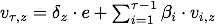 v_{,z} = _z  e + (i = 1 to -1) _i  v_{i,z}